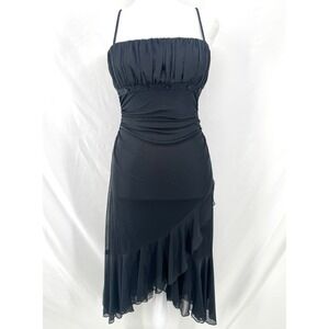 Windsor Vintage Y2K Fairy Grunge Dress Size S Whimsigoth Babydoll Asymmetric Hem